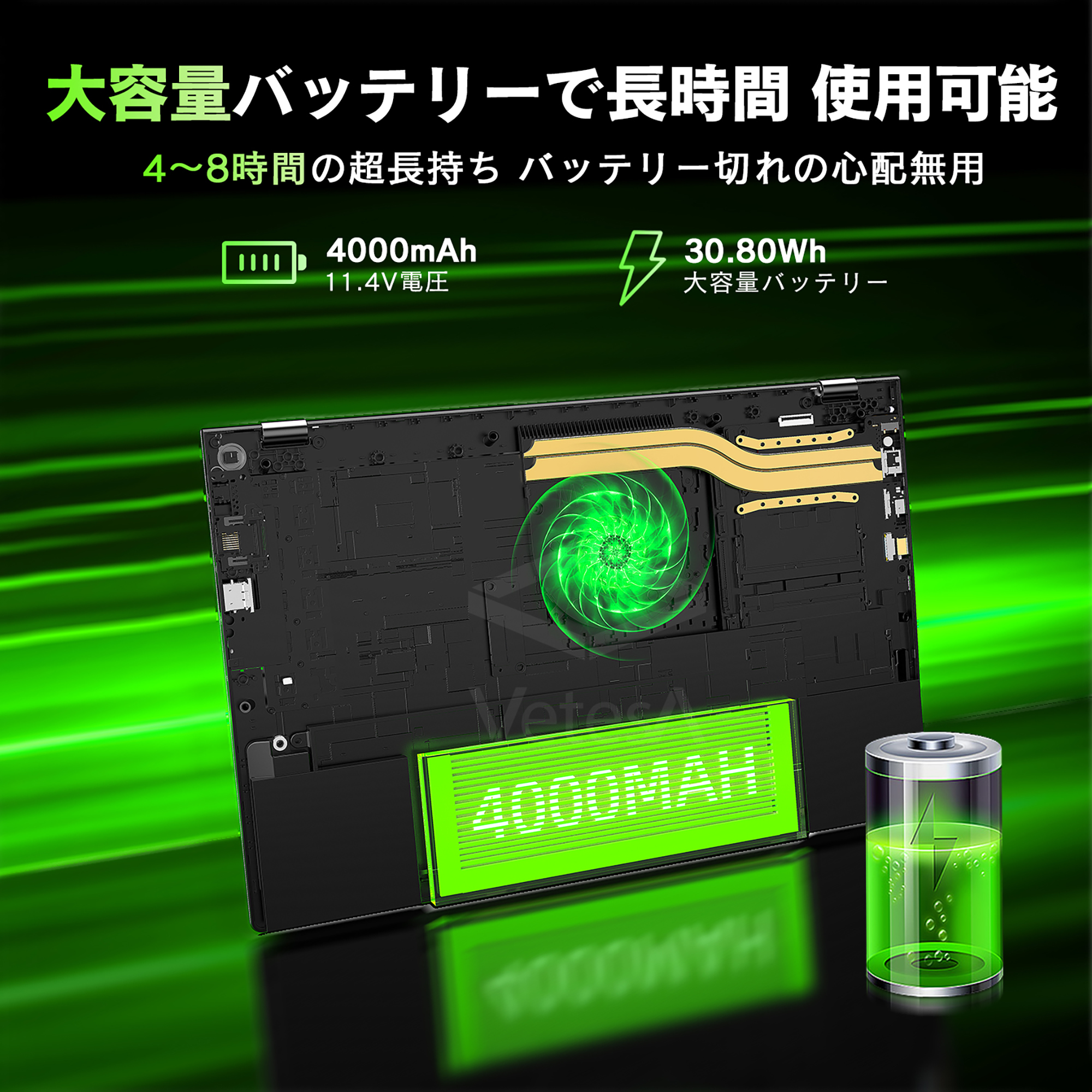 VETESA 新品 ゲーミング ノートパソコン AMD Ryzen 7 pro 15.6インチ