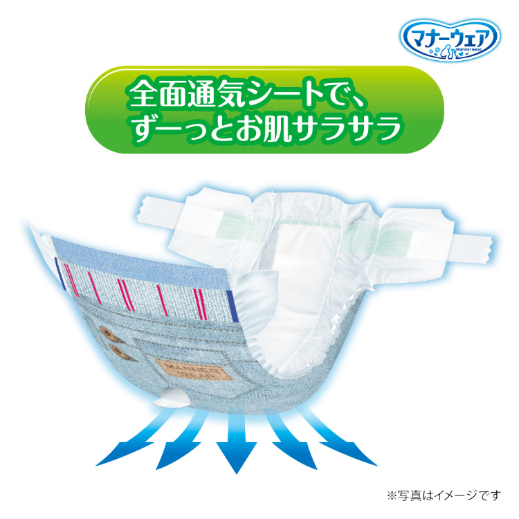 マナーウェア 長時間快適オムツ 男女共用 SS ( 30枚入 )/ マナーウエア