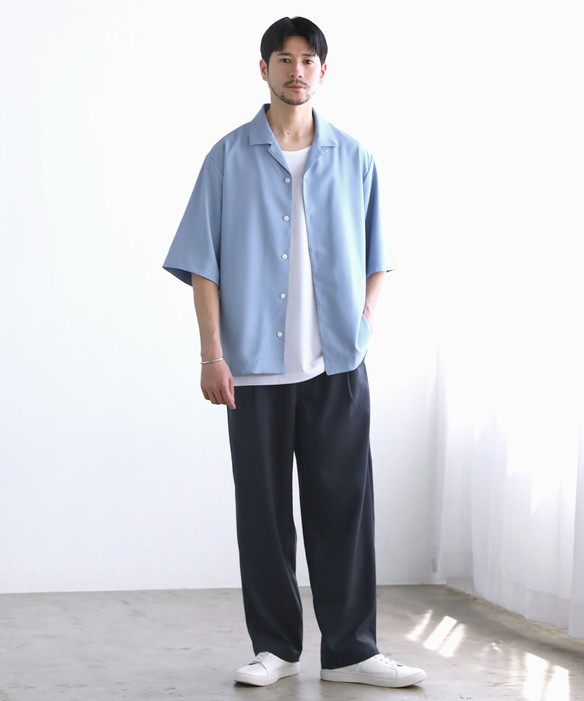 セットアップ 3点セット】メンズ 夏 春 半袖 オープンカラーシャツ