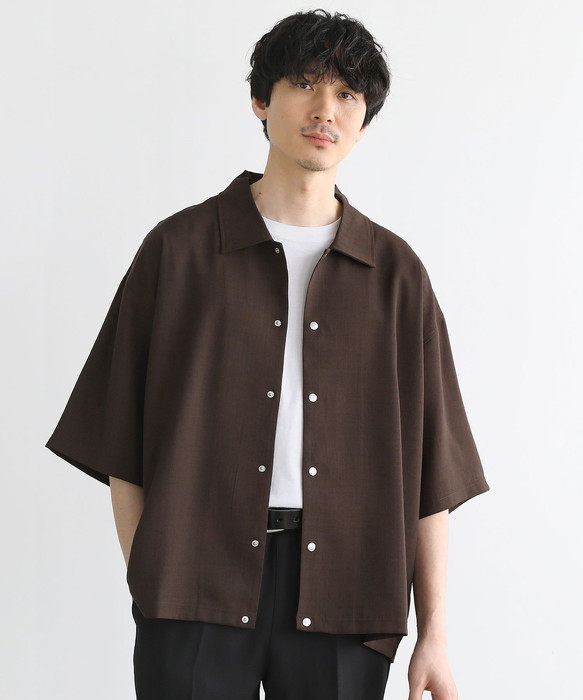 シャツ トップス コーチジャケット ライトアウター メンズ 夏 夏服