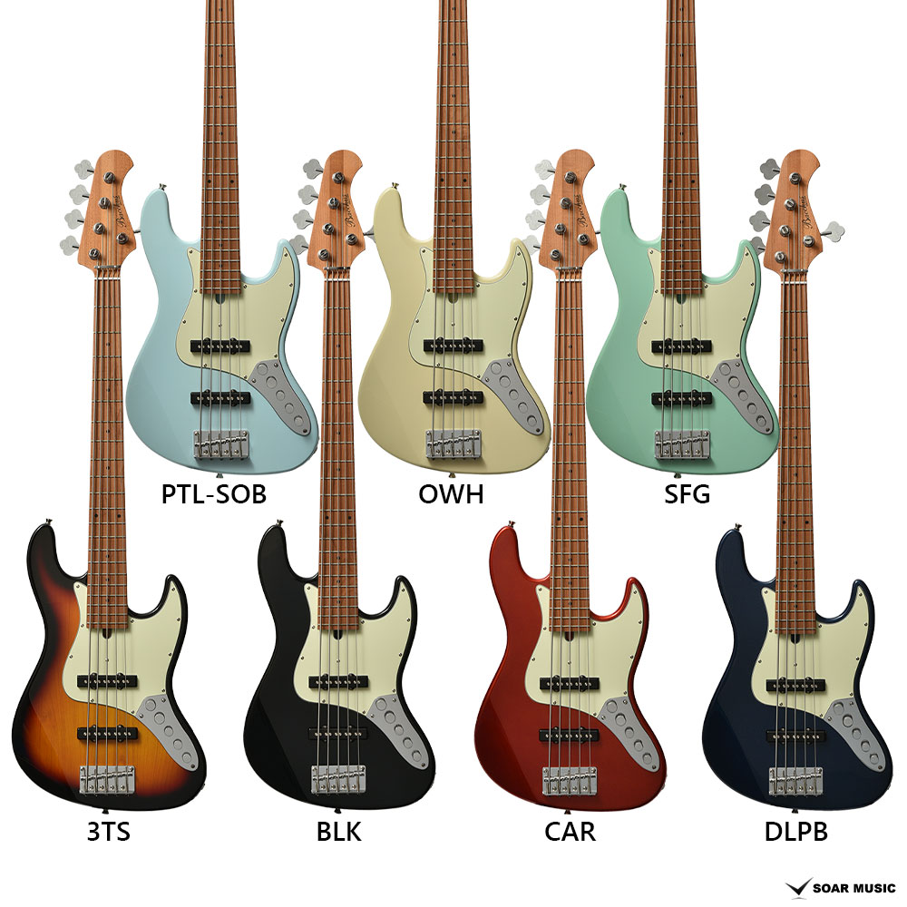 Bacchus（バッカス） WJB5-630-RSM/M-Act 5弦ベース アクティブ エレキ