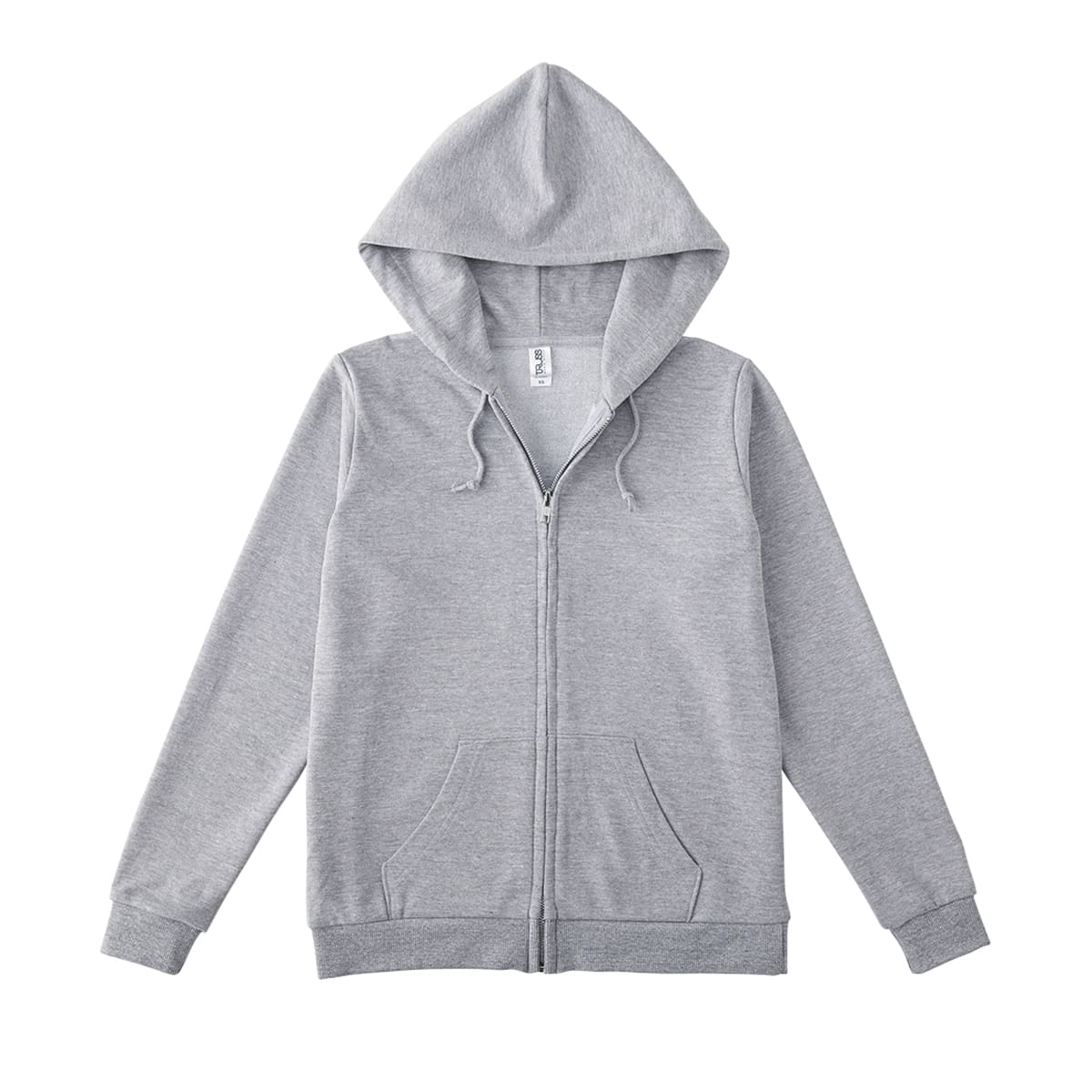 パーカー メンズ 無地 TRUSS トラス 7.4オンス スタンダード ジップ