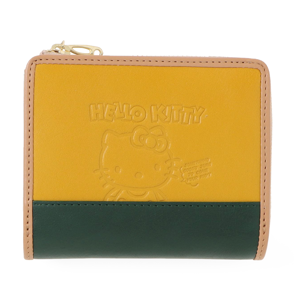 ハローキティ [ハローキティ] 財布 二つ折り 本革 レザー レトロ