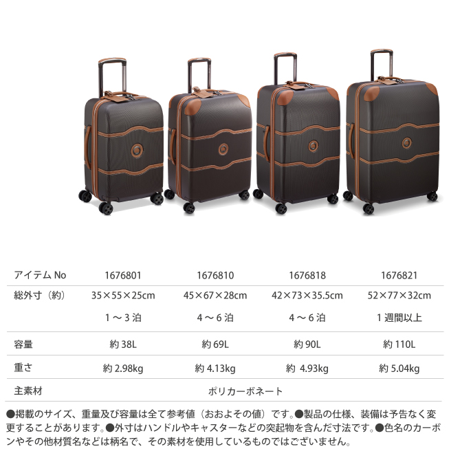 DELSEY（デルセー） 送料無料 正規品 スーツケース 機内持ち込み
