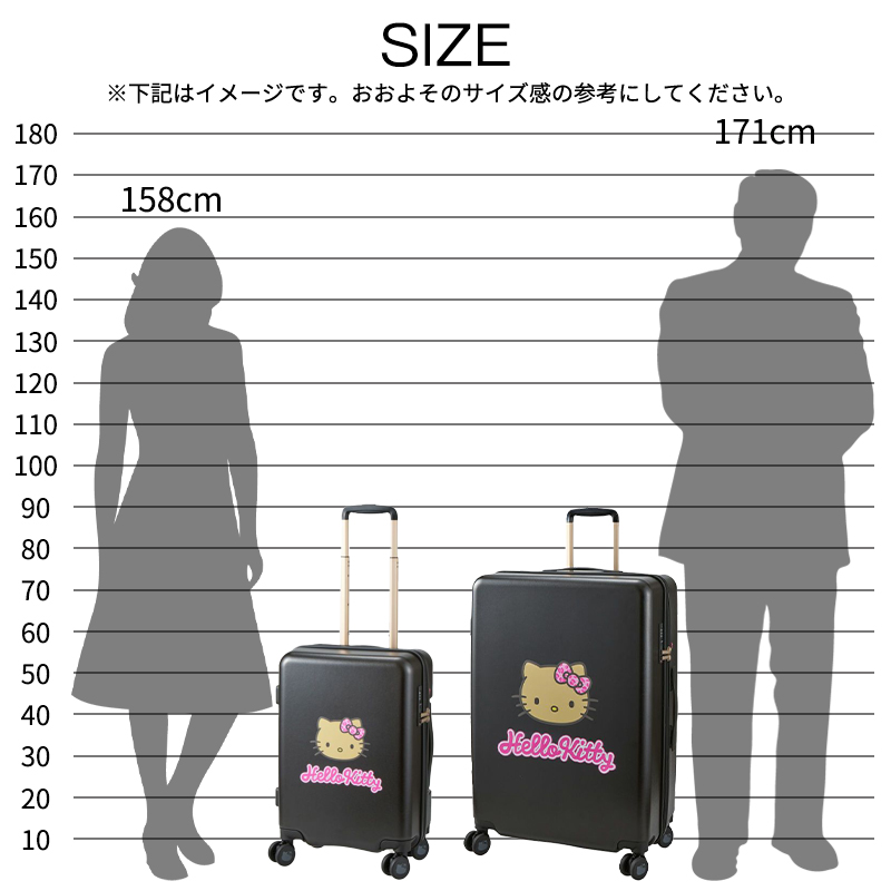 Siffler（シフレ） 送料無料 正規品 スーツケース サンリオ