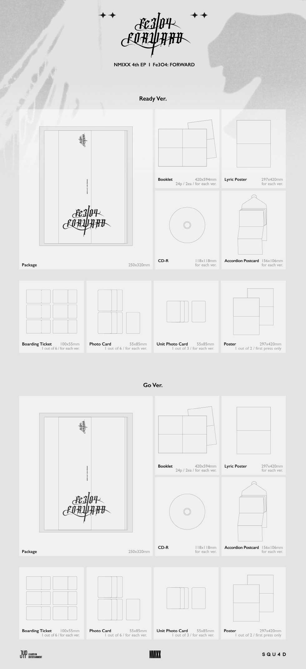 25/3/14 韓国発売】 NMIXX エンミックス 4TH EP ALBUM Fe3O4 FORWARD 4