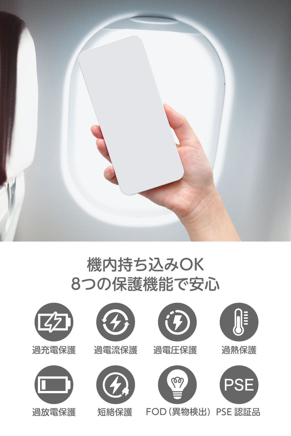 多摩電子工業 モバイルバッテリー 10000mAh ACプラグ付き PD20W対応
