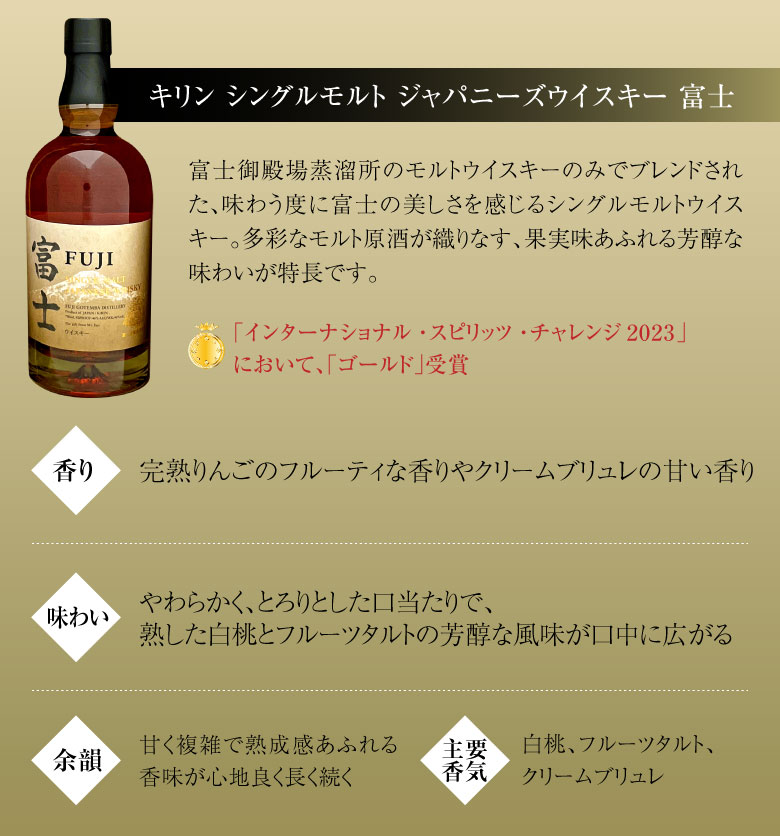 キリン（KIRIN） 御祝 誕生日 バレンタイン 富士 飲み比べ 2本セット
