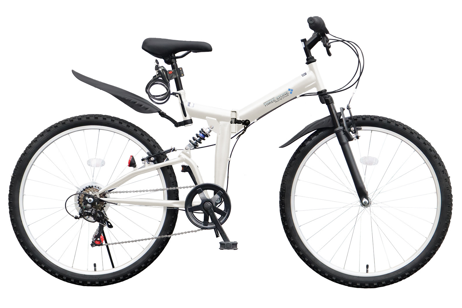 アイジュサイクル 折りたたみ自転車 MTB 26インチ シマノ 6段ギア