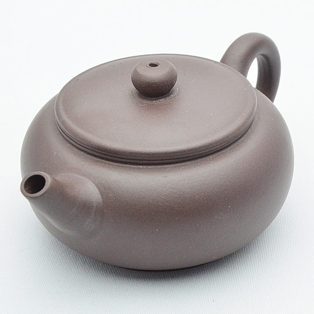 宜興紫砂壺・小扁敦120ml（濃茶）（中国茶器のティーポット・急須