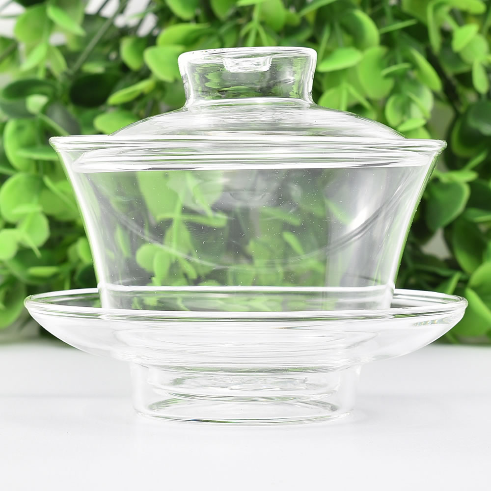 蓋碗 120ml（満水190ml）・耐熱ガラス製の中国茶器 : 天香茶行・Yahoo
