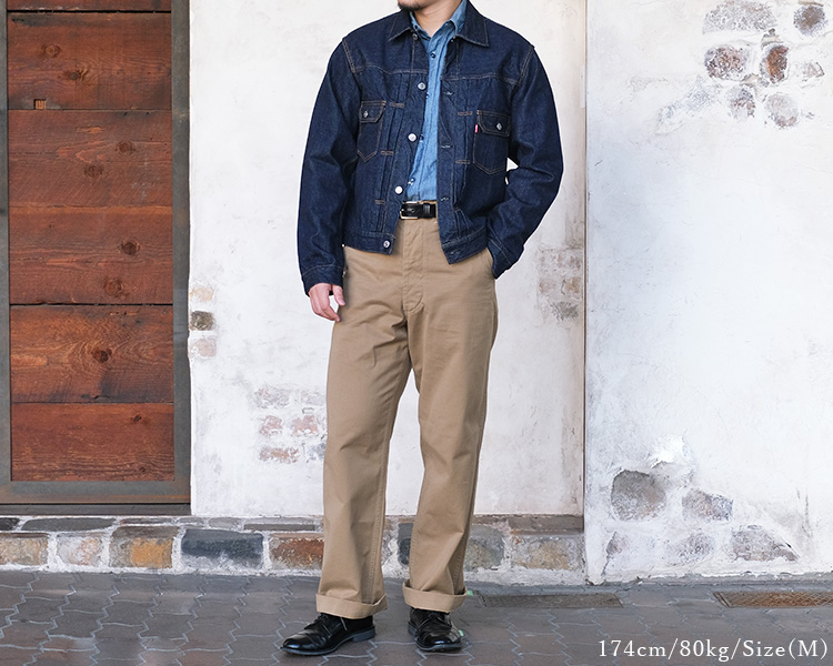 JELADO（ジェラード） 41 Khaki Lastresort Chino Cloth 41カーキ
