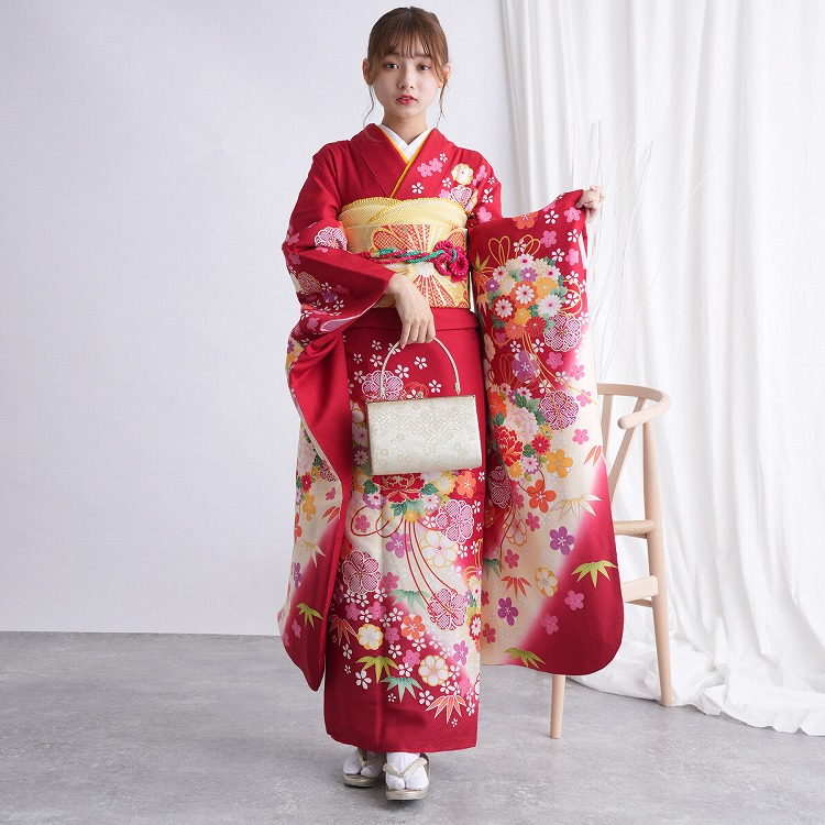 振袖 レンタル 成人式 21点セット レトロ 結婚式 結納 前撮り 成人式