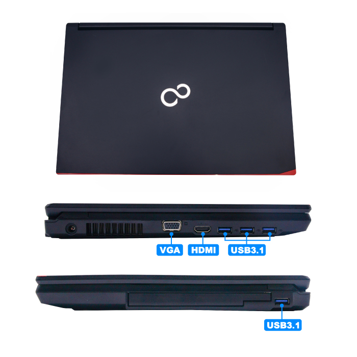 862】Windows11対象 富士通 ノートパソコン SSD メモリ8GB 【公式通販】