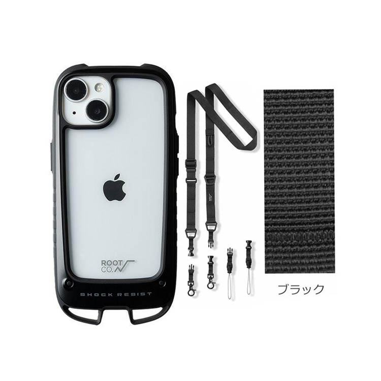 ROOT CO. ルートコー iPhone14Pro用ケースショルダーストラップ ROOT