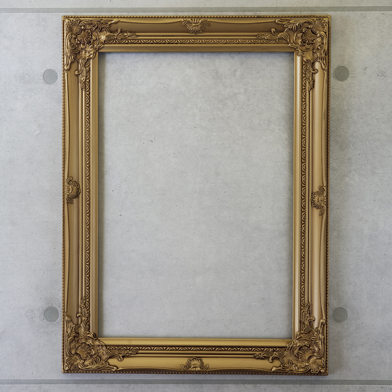 値下！未使用！額縁 金 ゴールド 油絵 アンティーク フレーム 木製