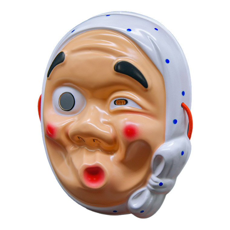 ひょっとこ おかめ おたふく 火男 お面 おめん 2個セット 張子 和風