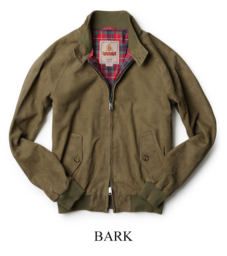 GIANNETTO（ジャンネット） バラクータ G9 ブルゾン スエード ダーク