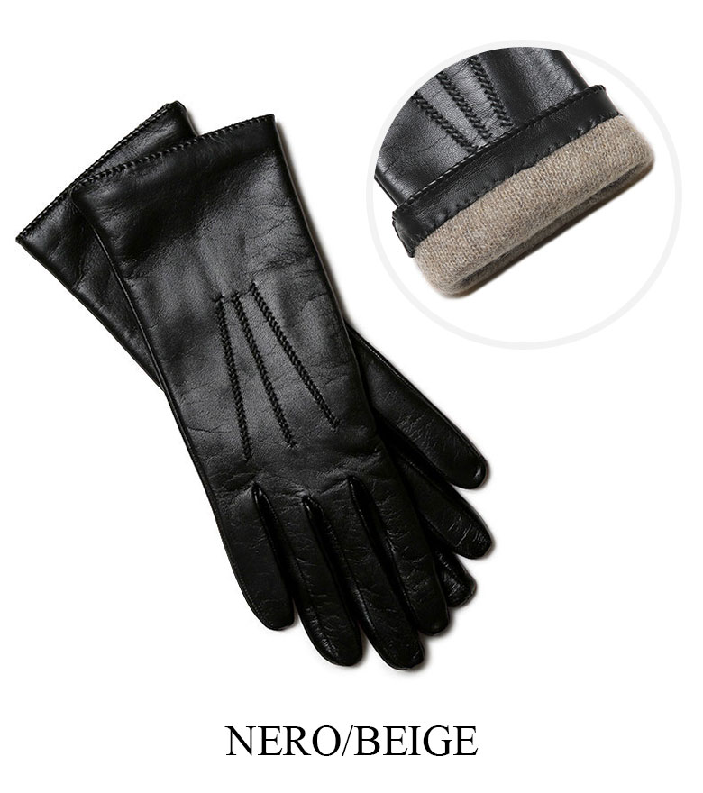 メローラ 手袋 レディース スマホ対応 グローブ ナッパレザー 本革