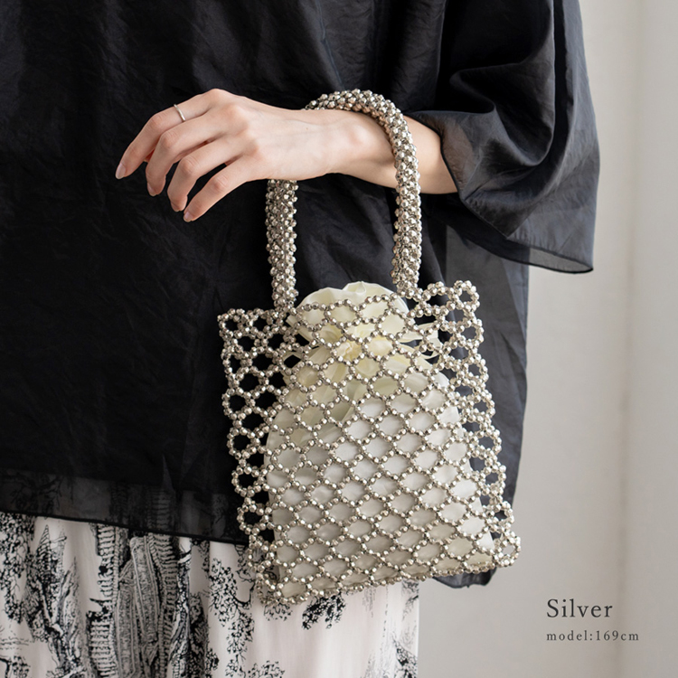 VitaFelice（ヴィータフェリーチェ） ビーズバッグ レディース