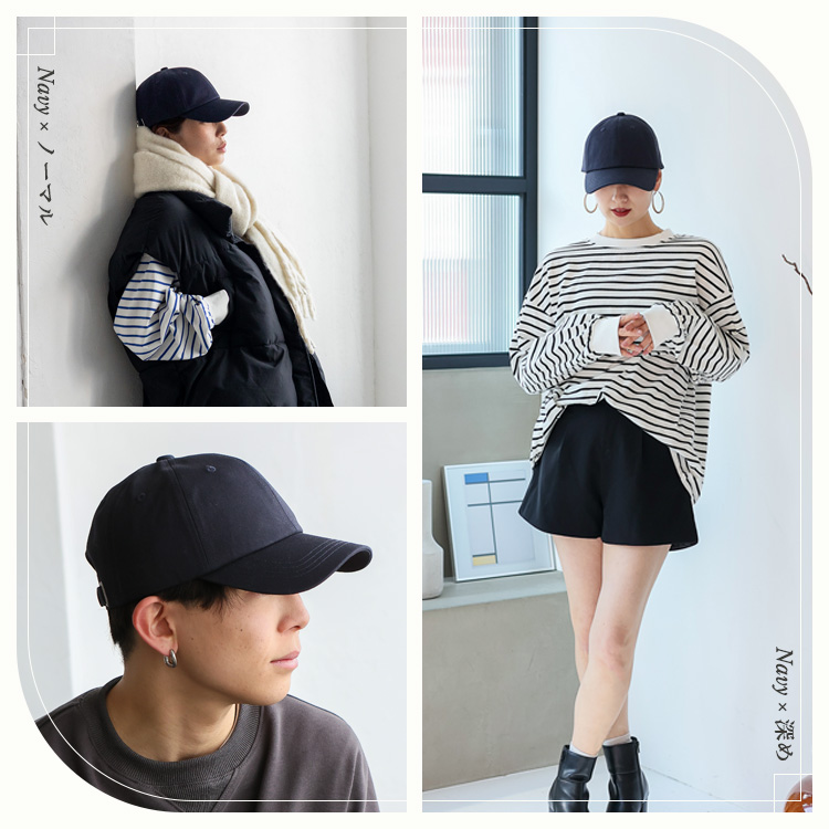 VitaFelice（ヴィータフェリーチェ） キャップ レディース メンズ 深め