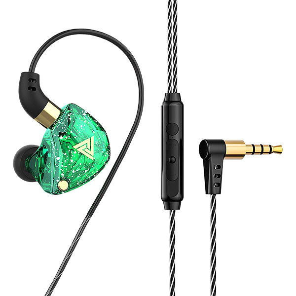 カナル型 耳掛け式 イヤホン 4極 3.5mm 有線接続 リモコン付き マイク