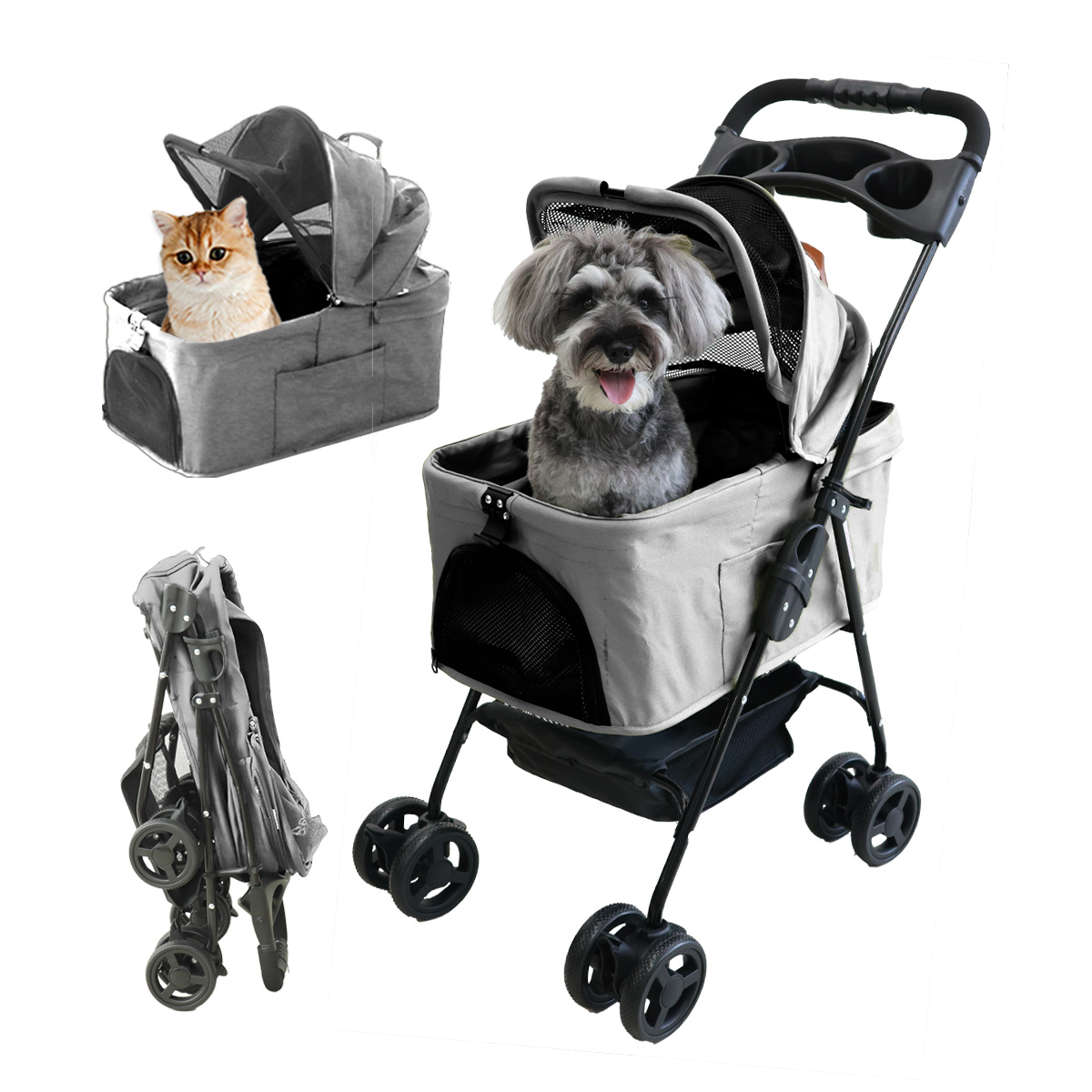 WEIMALL（ウェイモール） ペットカート 取り外し可能 分離式