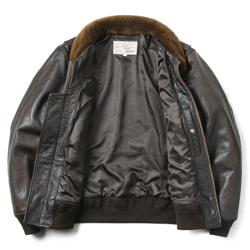 AVIREX レザージャケット 1975 MOTOR CYCLE やぎ革 AVIREX レザー