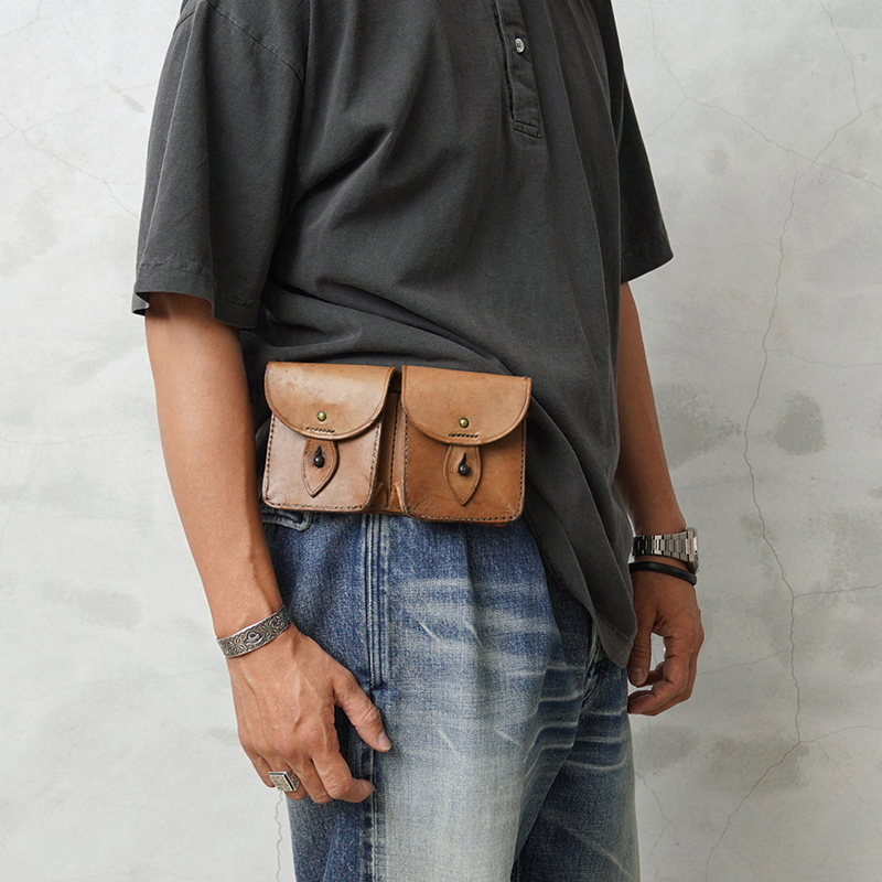 米軍 実物 ファーストエイド レザーポーチ 1955年 米軍 実物