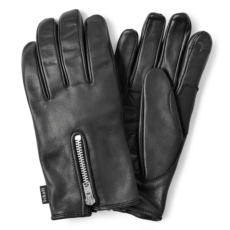 Schott N.Y.C（ショット） Schott 3109075 ZIP LEATHER GLOVE（ジップ