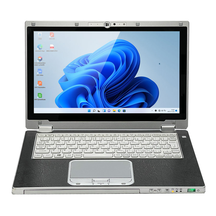 Let's note Panasonic CF-AX3 社長ブラック タッチパネル 回転して