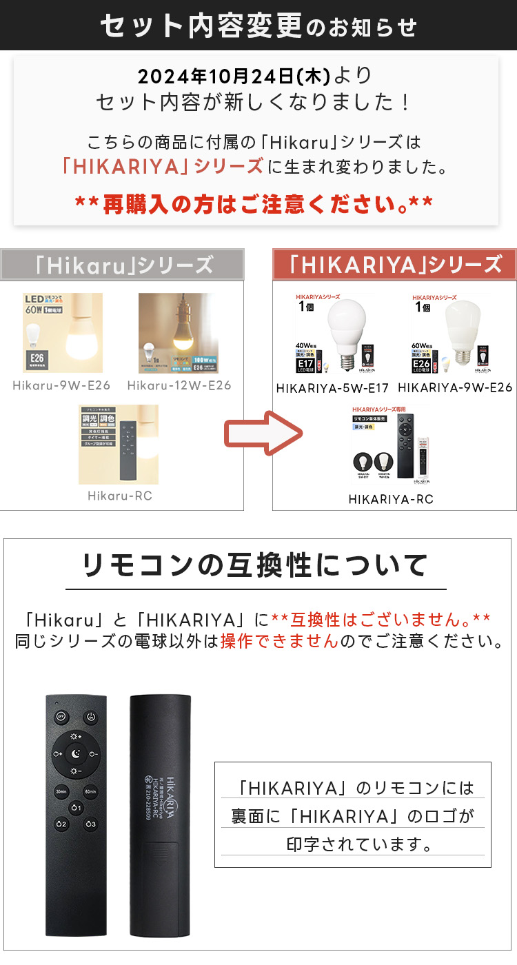 スポットライト器具1個＋調光調色LED電球1個セット ダクトレール用 E26