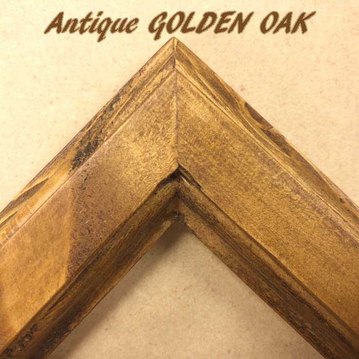 天然無垢材 アンティーク調 木製 フォトフレーム ポスターフレーム