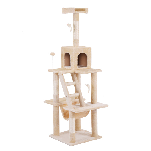 3155-95-63】キャットタワー 高さ155CM Amazon | WWI キャットタワー