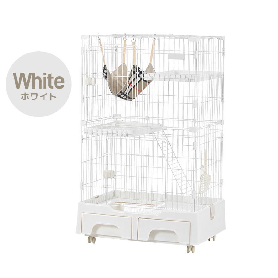 BTM 【トイレ付き】猫 ケージ キャットケージ ケージ 猫 専用スコップ