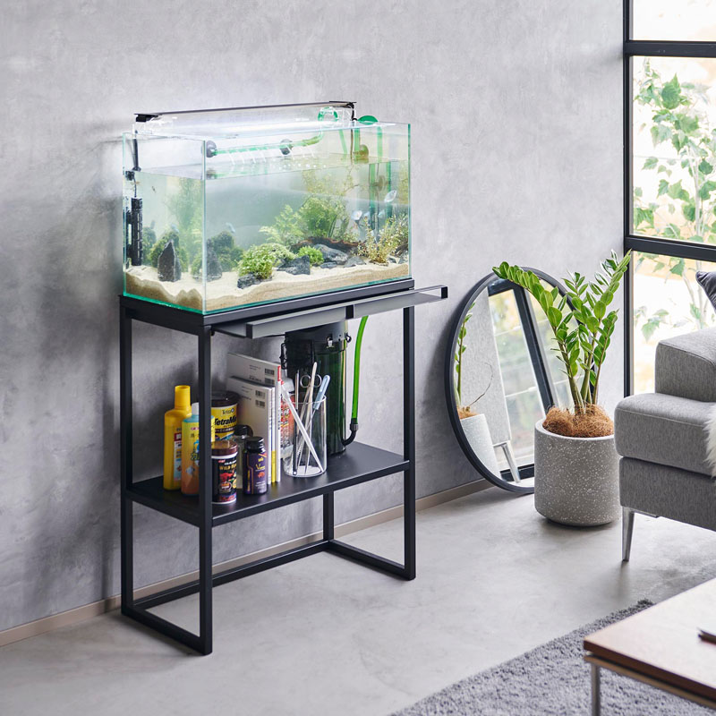 山崎実業60cm水槽用シンプルラック 新品未使用 説明書有、外箱無し