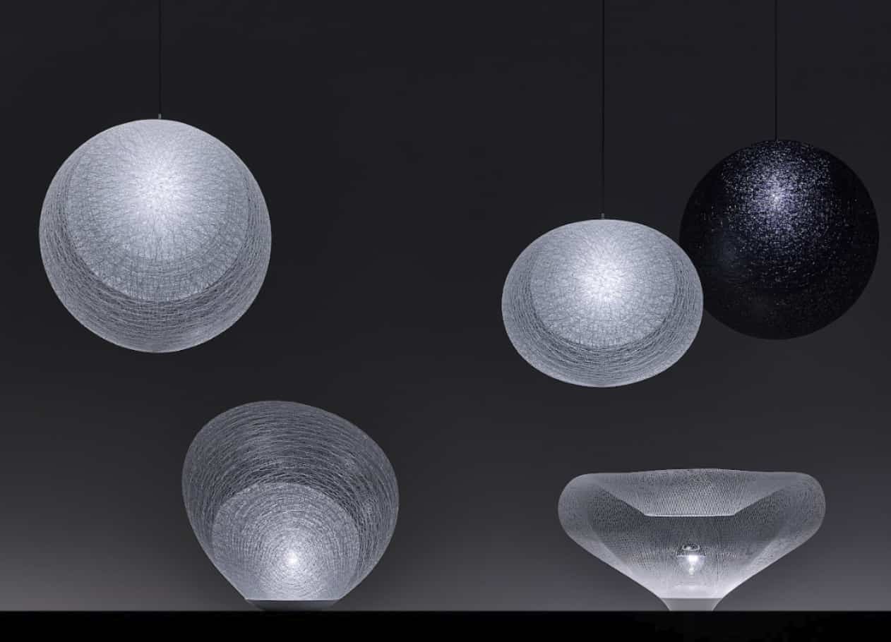 yamagiwa（ヤマギワ） マユハナ MAYUHANA 二重Φ430mm ホワイト