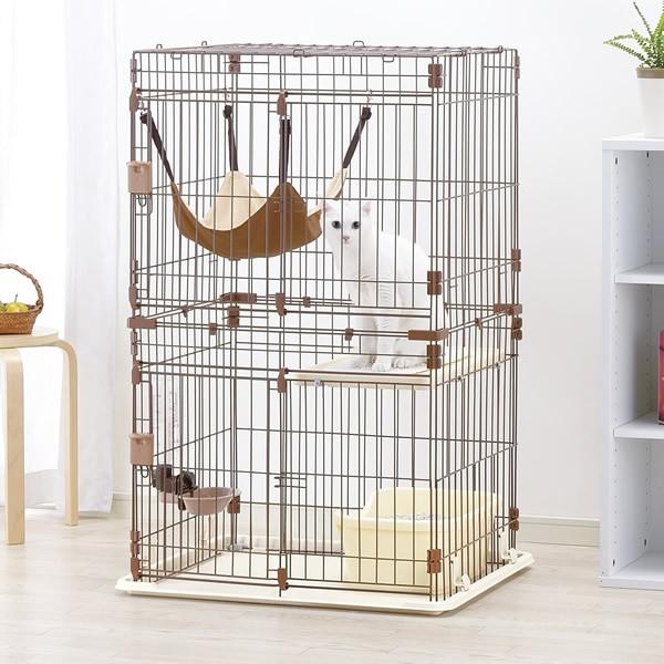 リッチェル（Richell） 猫 ケージ 2段 リラックス キャットサークル