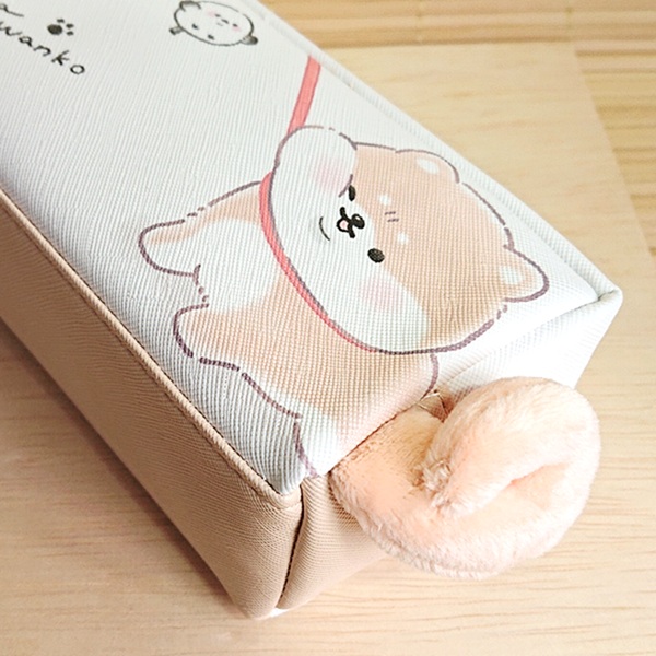 となりのわんこ 文具セット ペンケース+鉛筆消しゴム メモ 8点