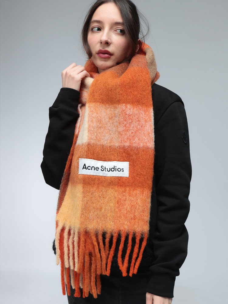 Acne Studios（アクネ ストゥディオズ） マフラー レディース ロゴ