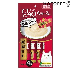 INABA ちゅ〜る チャオちゅーる まぐろ＆贅沢サーモン 14g×4本入