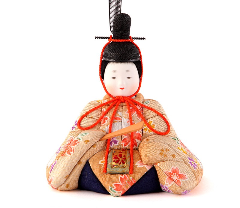 雛人形 コンパクト おしゃれ 木目込み 村岡人形 花うさぎ雛 ちりめん