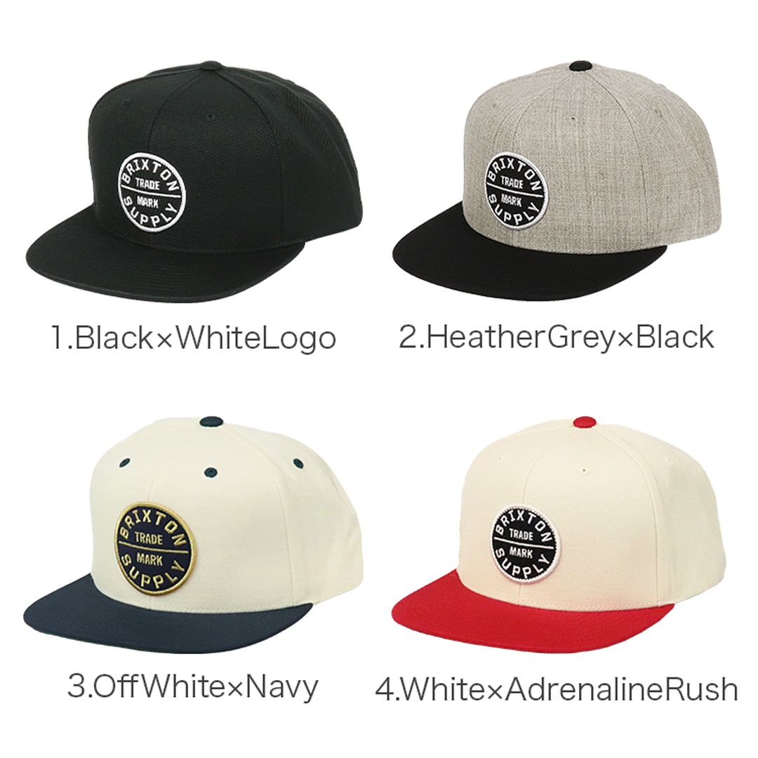 BRIXTON（ブリクストン） キャップ メンズ OATH 3 SNAPBACK CAP MENS