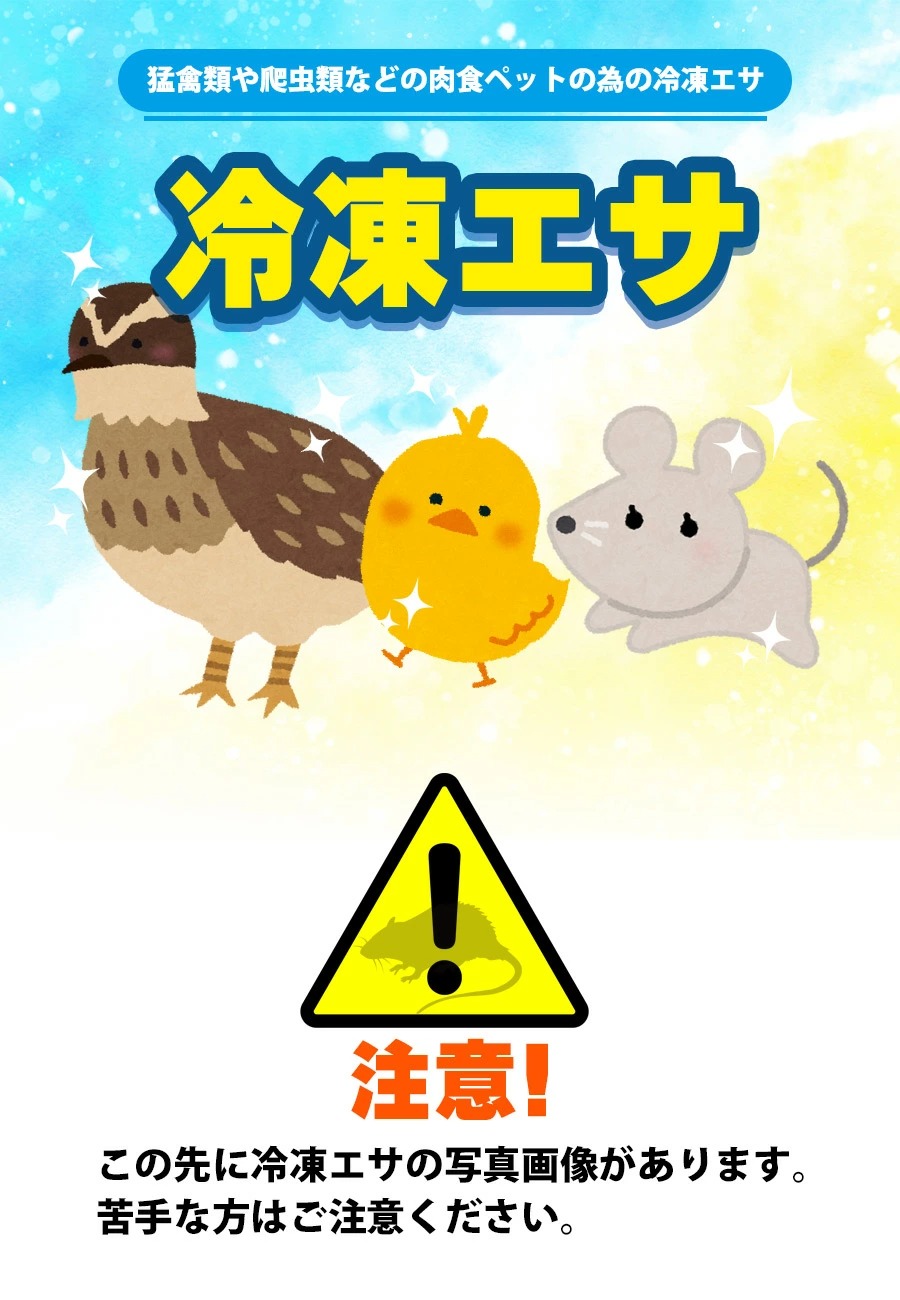 冷凍 エサ 冷凍ヒヨコ 10羽パック T2 クール便発送 常温商品との同梱