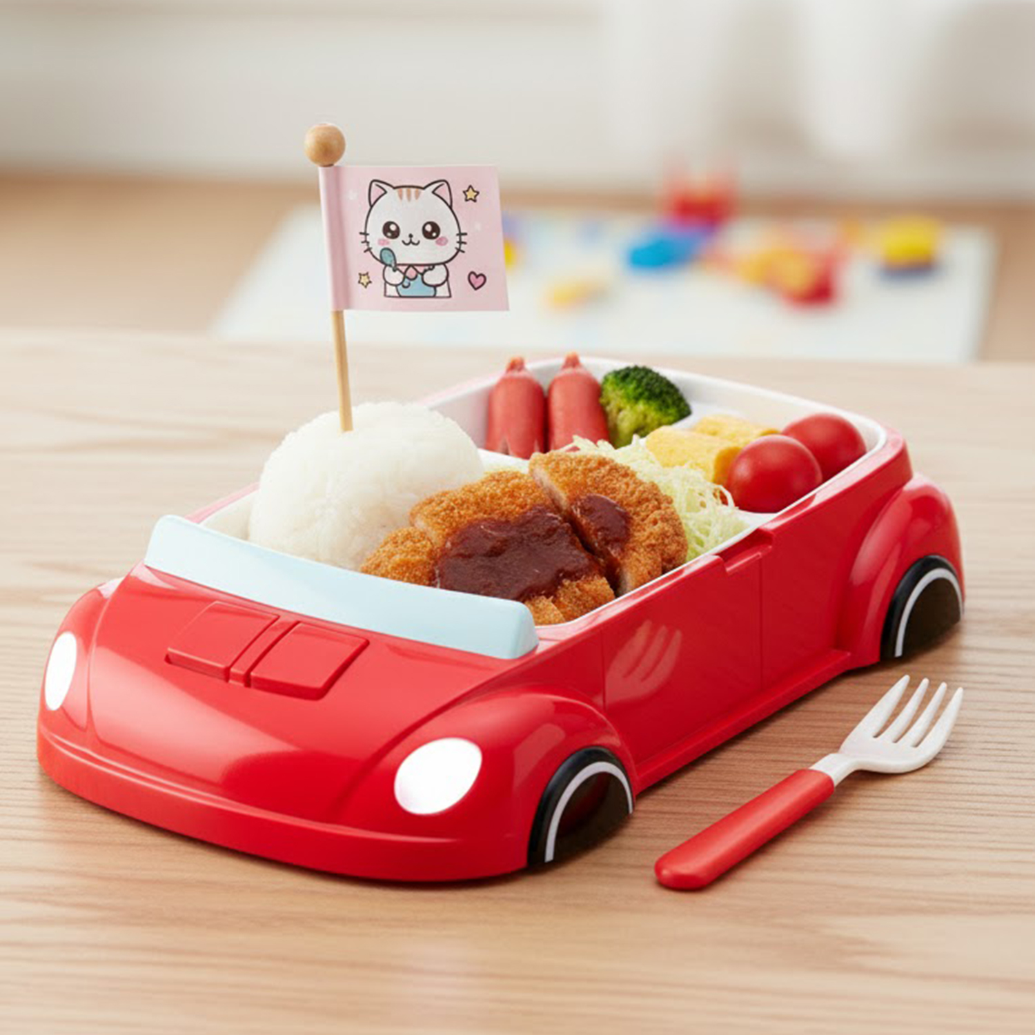 Hashy（ハシー） サウンドランチプレート クルマ 車 食器 EX-3153