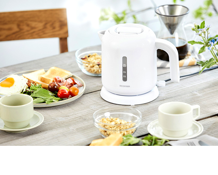 IRIS OHYAMA（アイリスオーヤマ） 電気ケトル おしゃれ 800ml ケトル