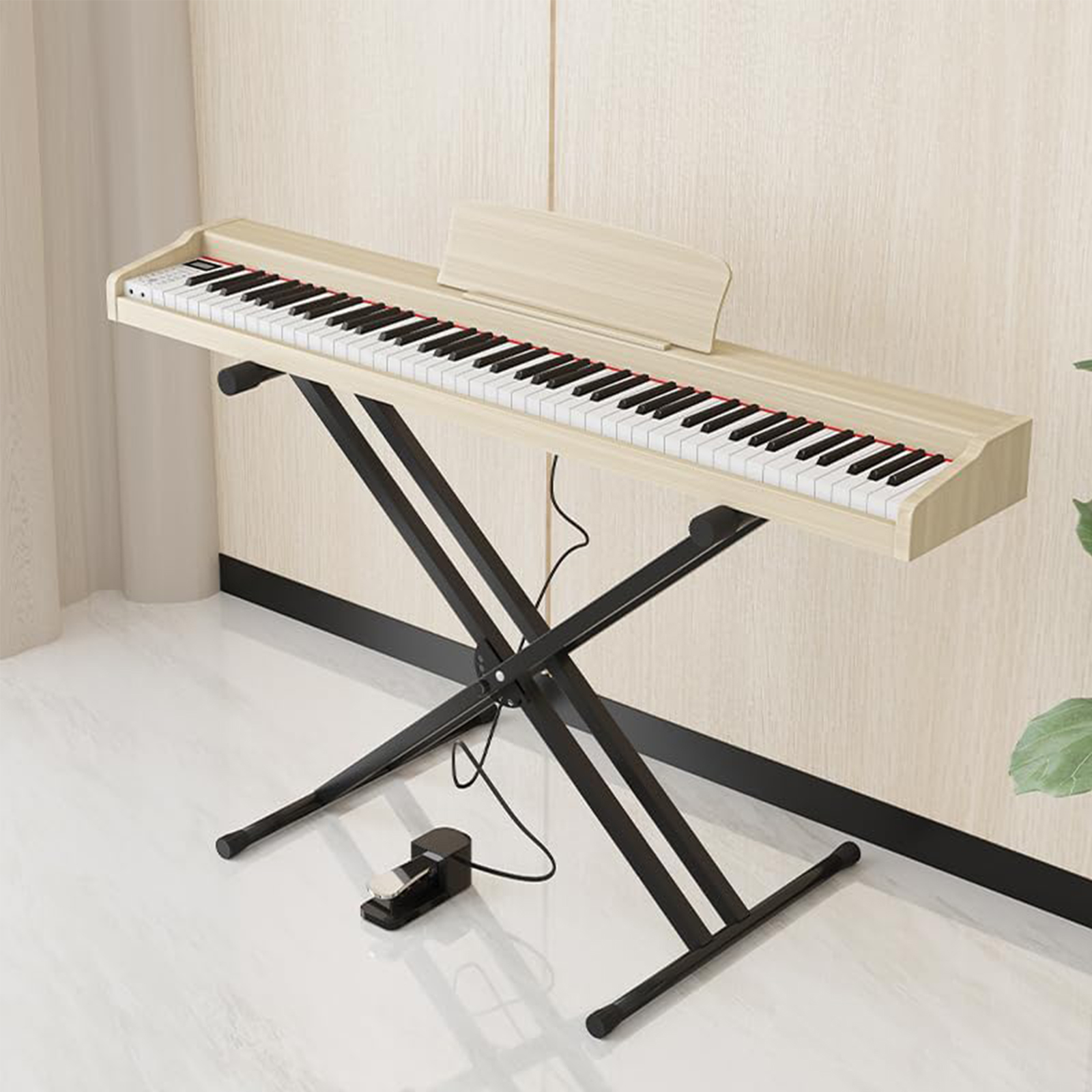 新木製モデル 家具調ピアノ】Longeye ロンアイ 電子ピアノ 88鍵盤 MOOD