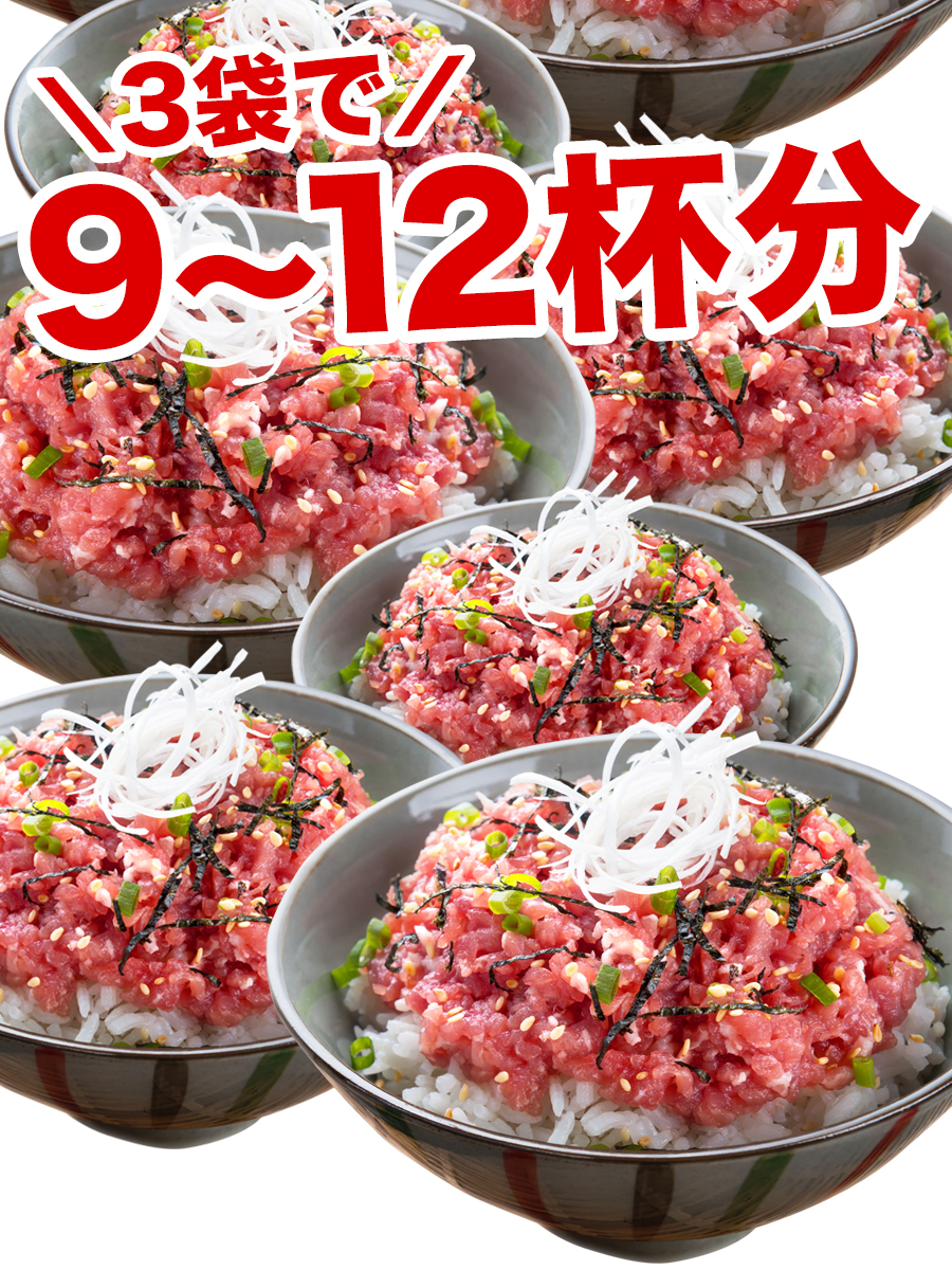 おさかな問屋 魚奏 まぐろ ネギトロ 300g×3パック 訳あり マグロ 鮪