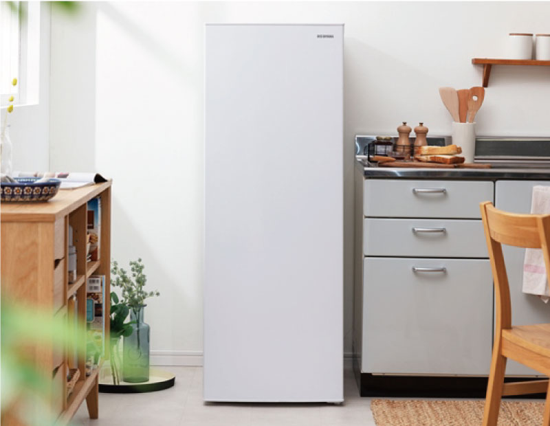 IRIS OHYAMA（アイリスオーヤマ） 冷凍庫 142L IUSN-14A-W 右開き 片