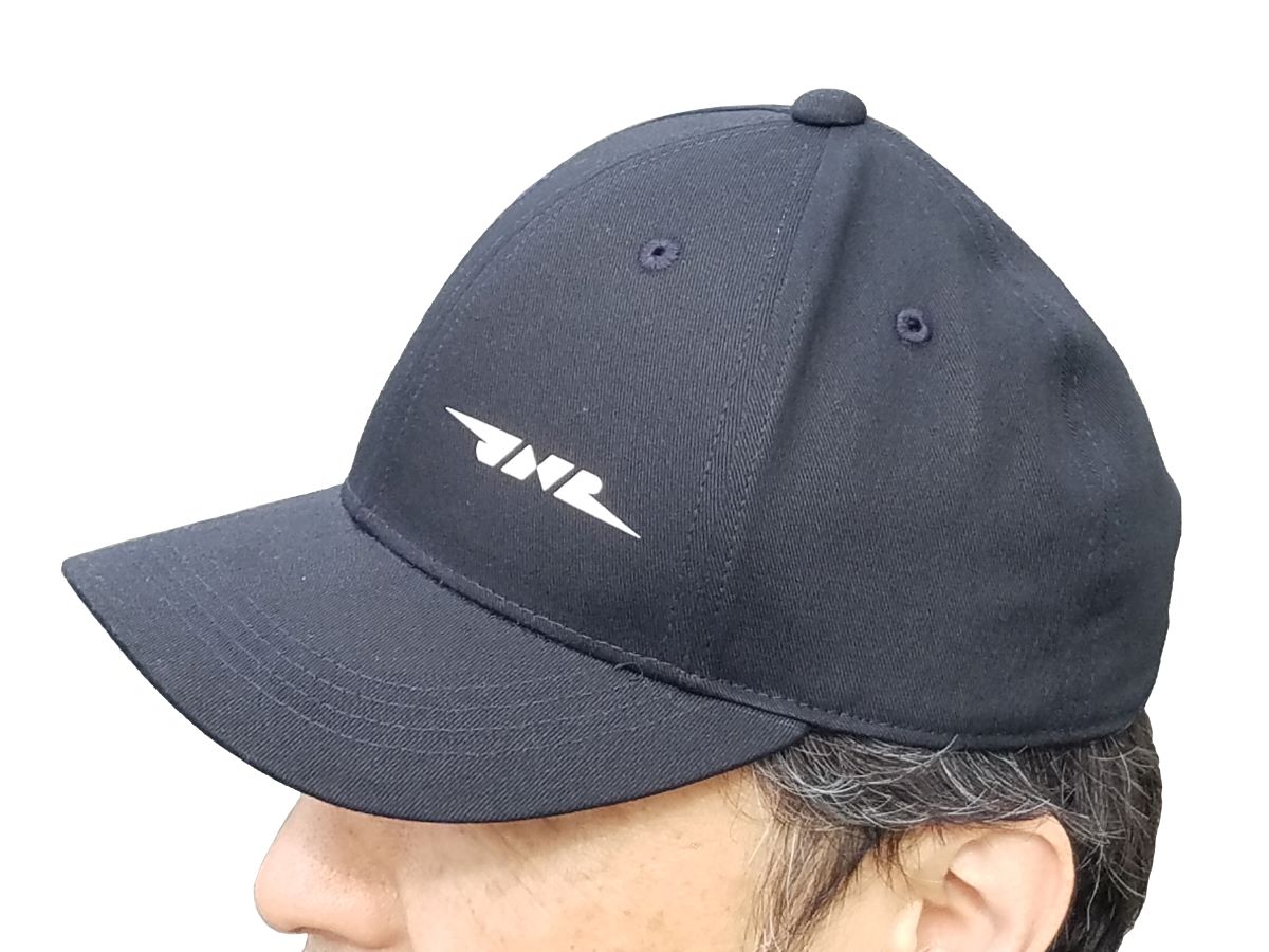 □【送料無料】日本国有鉄道（国鉄）ロゴマーク 帽子（キャップ）黒